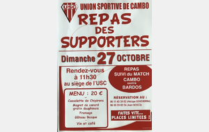 Programme du week-end du 26/27 Octobre